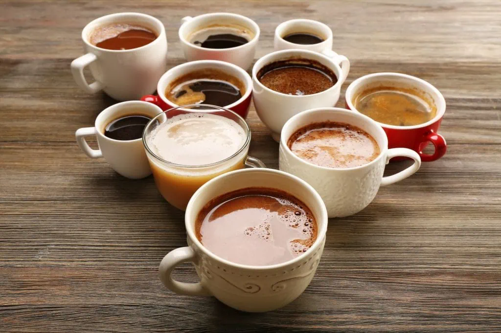 Full coffee cups
