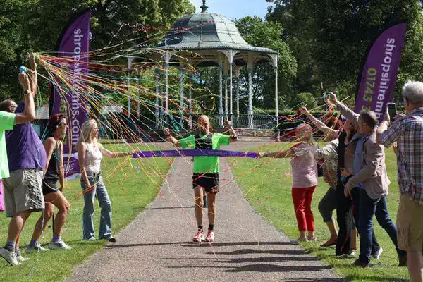 James Morgan completing 24 hour run fundraiser