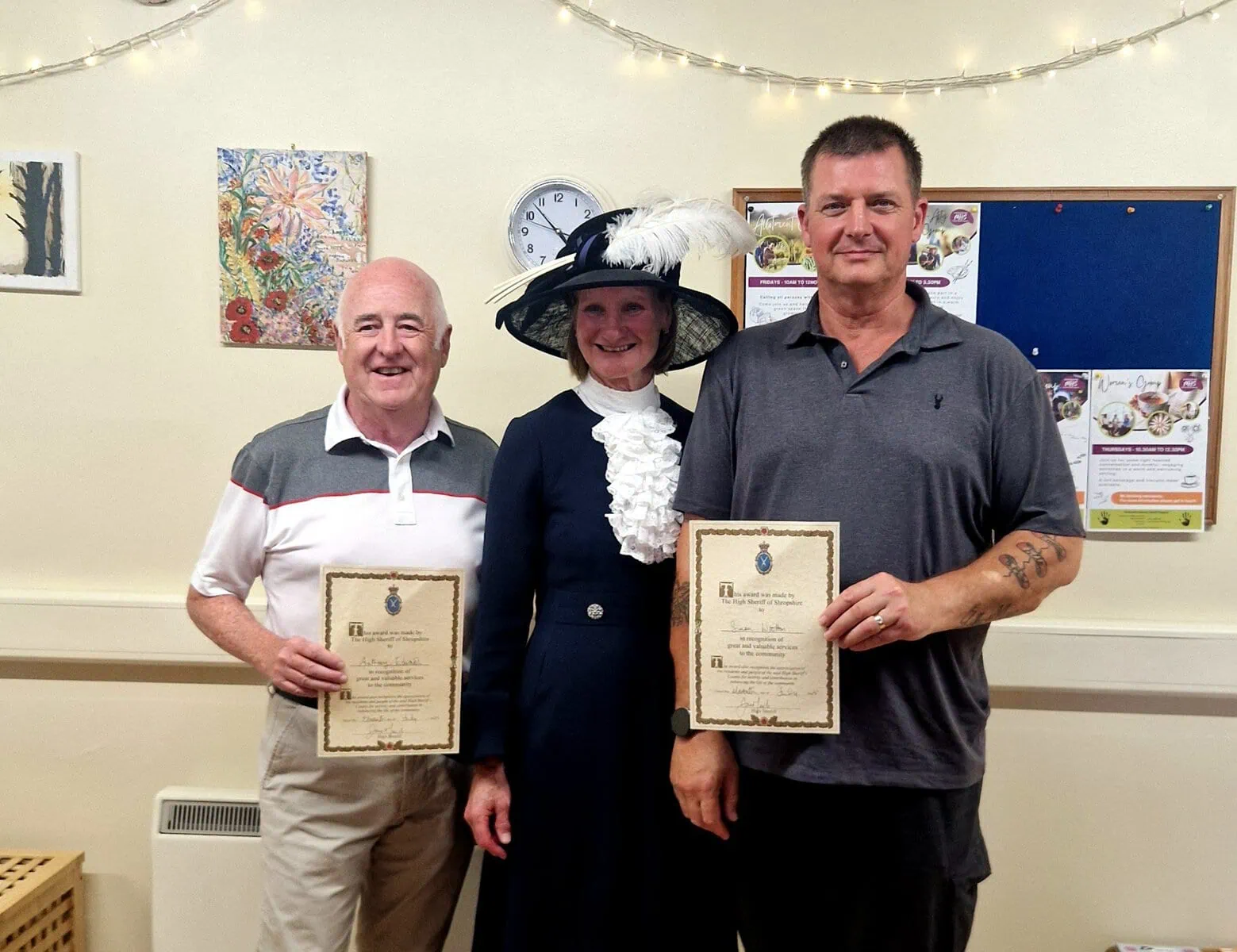 Tony & Simon recognition awards