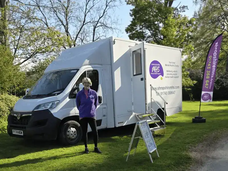 Wellbeing vehicle at Attingham park