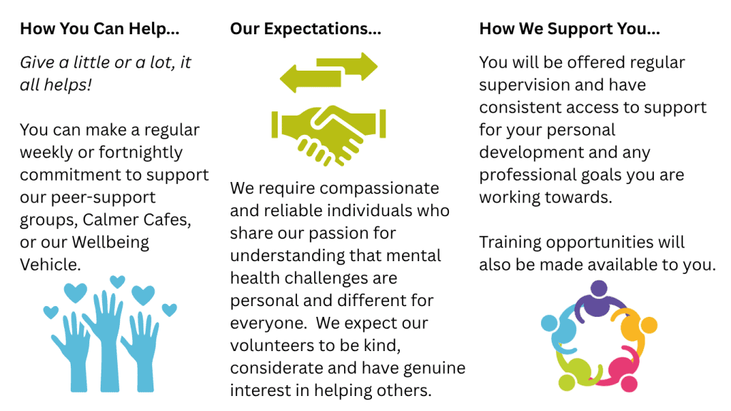 How you can volunteer infographic